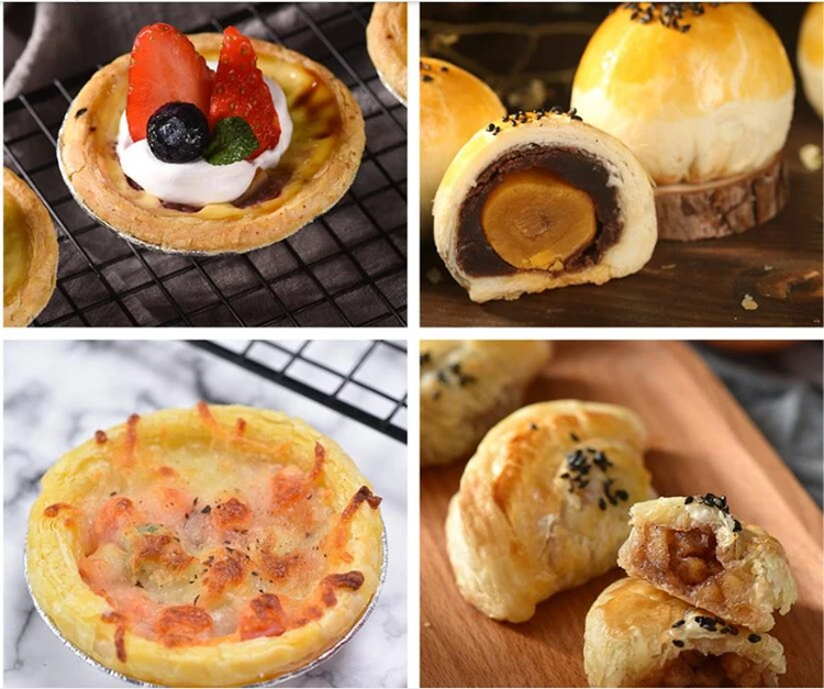 disposable baking tinfoil cupcake circular egg tart skin mold