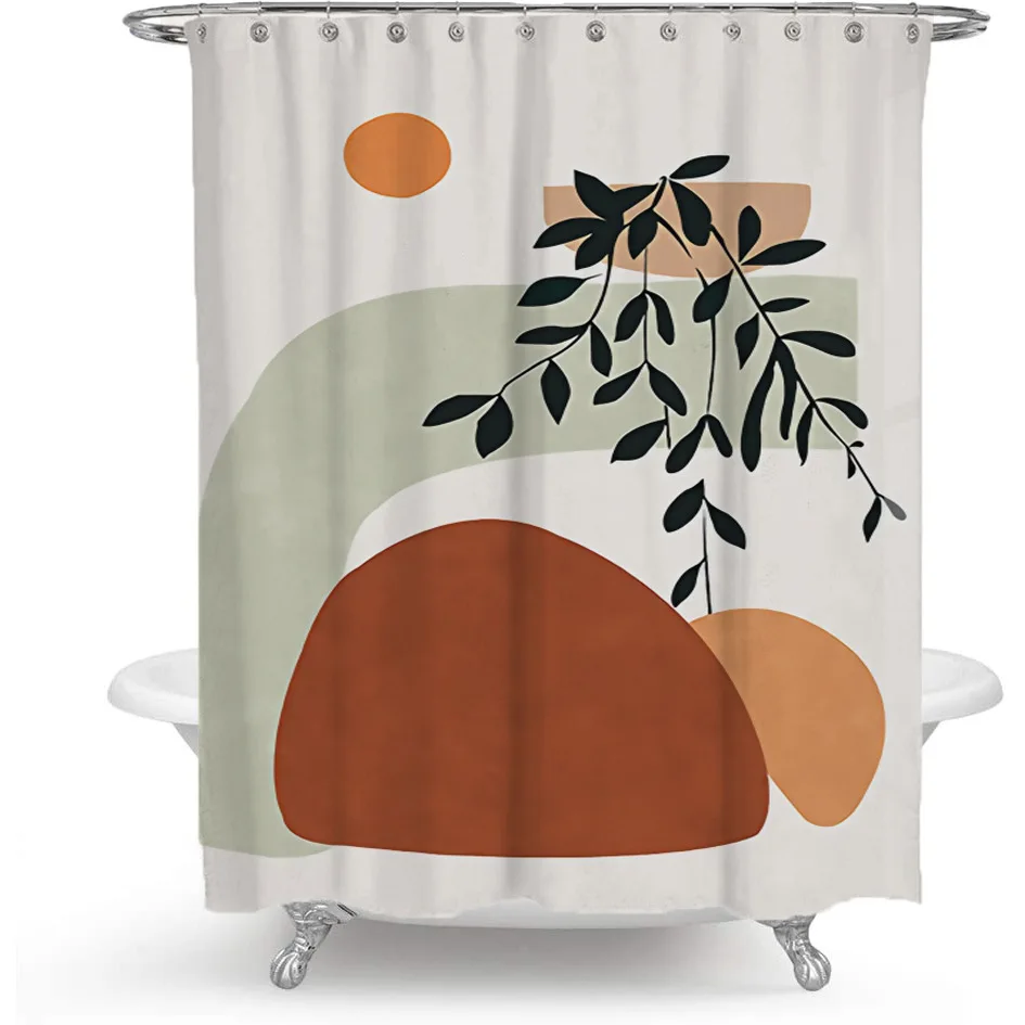 wholesale hot sale Waterproof polyester fabric jacquard luxury shower curtain for bathroom 
wholesale hot sale Waterproof polyester fabric jacquard luxury shower curtain for bathroom