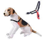 Comfortable Nylon Dual Colors Easy Walk Dog Harness No Pull Front Attachment Clip Dog Harness for Training Running