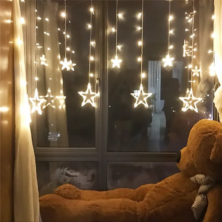 8 Flashing Modes Connectable Star Lights for Bedroom Wedding Party, White/yellow
8 Flashing Modes Connectable Star Lights for Bedroom Wedding Party, White/yellow