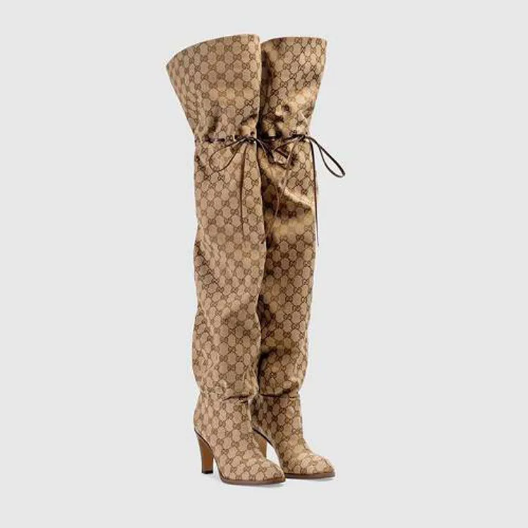 European station high-end customized women's shoes printed high-heeled over the knee boots winter personality trendy boots, Custom color
European station high-end customized women's shoes printed high-heeled over the knee boots winter personality trendy boots, Custom color