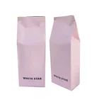 Custom printing 1kg stand up pink color side gusset foil coffee bean pack