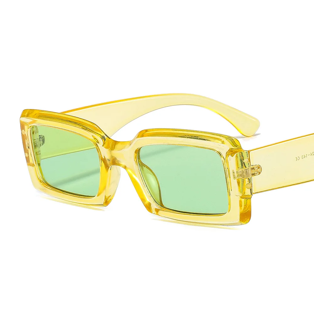 Top selling american 2021 women fashionable trendy green small square candy color pc logo sunglasses custom
Top selling american 2021 women fashionable trendy green small square candy color pc logo sunglasses custom