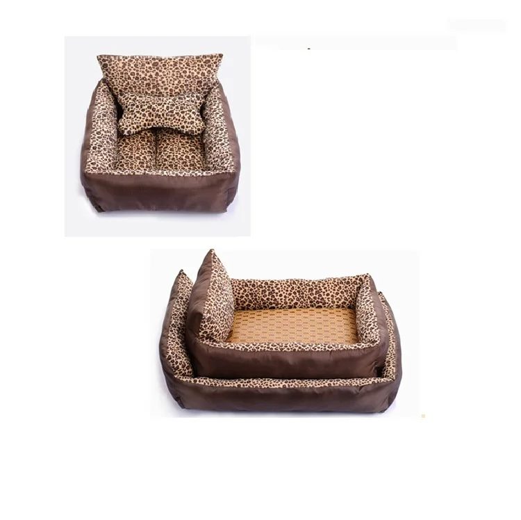 High-end Quality Pet Beds Luxury Leopard Floral Dog Cat Sofa Bed Mat Cushion Waterproof Fluffy, Brown
High-end Quality Pet Beds Luxury Leopard Floral Dog Cat Sofa Bed Mat Cushion Waterproof Fluffy, Brown
