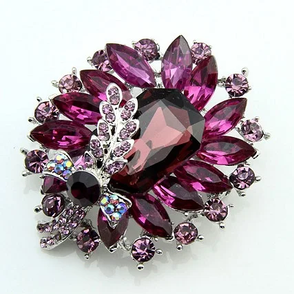 

Fashion Rhinestone Brooch Wedding Garment crystal brooch Pin women Accessories Brooches DAE022, As photo