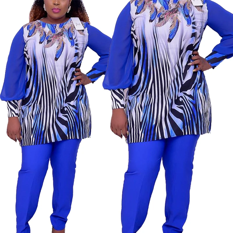 Fashion Casual Print Two Piece Women Set 2 Piece Outfits Tops Slim Pants Colorful Women Clothing
Fashion Casual Print Two Piece Women Set 2 Piece Outfits Tops Slim Pants Colorful Women Clothing
