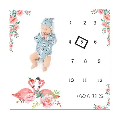 custom milestone blanket