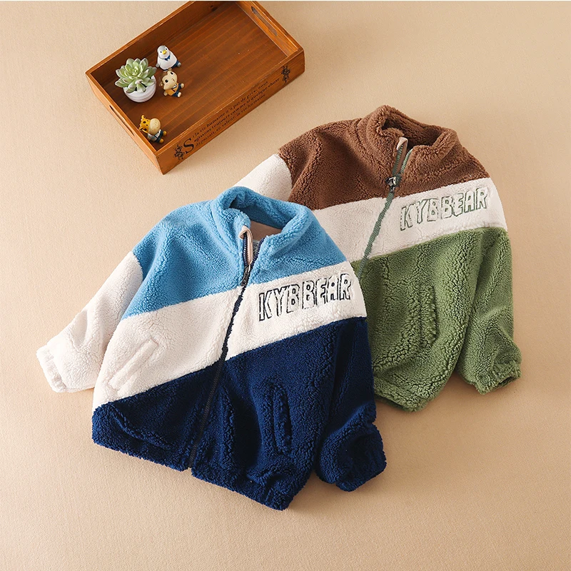 Wholesale Custom Toddler Kids Winter Zip-Up Baby Sherpa Fleece Boys Jackets for 2-10 Years
Wholesale Custom Toddler Kids Winter Zip-Up Baby Sherpa Fleece Boys Jackets for 2-10 Years