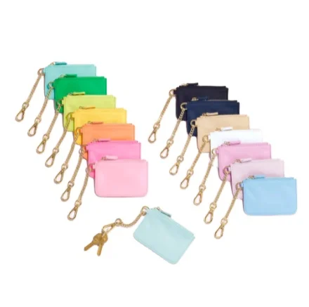 Low MOQ customized key case Colorful coin purse Nylon Classic Mini Keychain Wallet, Customized color
Low MOQ customized key case Colorful coin purse Nylon Classic Mini Keychain Wallet, Customized color