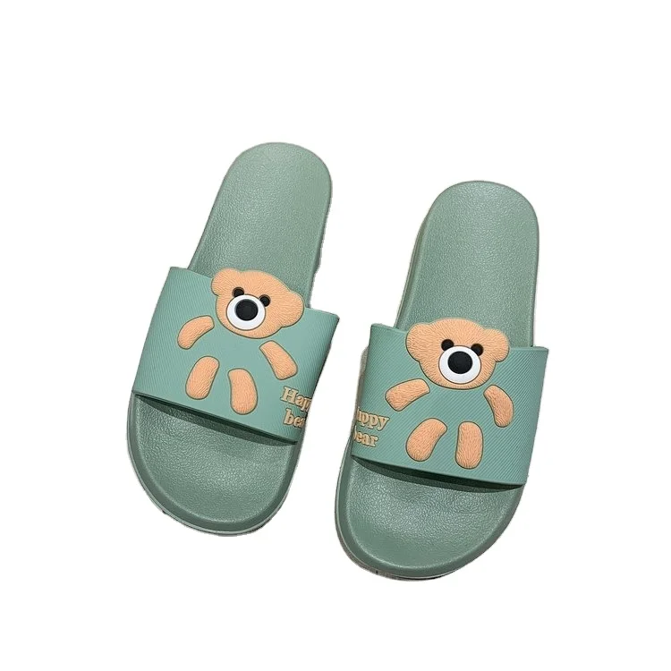 Hot-selling Korean style student home shoes for ladies and EVA cartoon sandals bear slippers in bathroom, Solid color
Hot-selling Korean style student home shoes for ladies and EVA cartoon sandals bear slippers in bathroom, Solid color