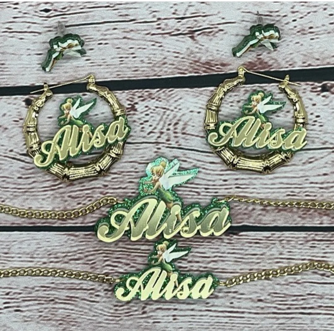 Baby gift acrylic Custom cartoon character Piercing Earrings Personalized Name bamboo hoop Earrings For Women Girls, Colors
Baby gift acrylic Custom cartoon character Piercing Earrings Personalized Name bamboo hoop Earrings For Women Girls, Colors