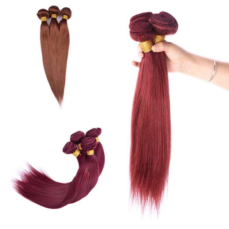 100% Human Hair Bundles Unprocessed 4# 99# 33# Long Straight Hair Wine Red 10A Human Hair Bundles
100% Human Hair Bundles Unprocessed 4# 99# 33# Long Straight Hair Wine Red 10A Human Hair Bundles
