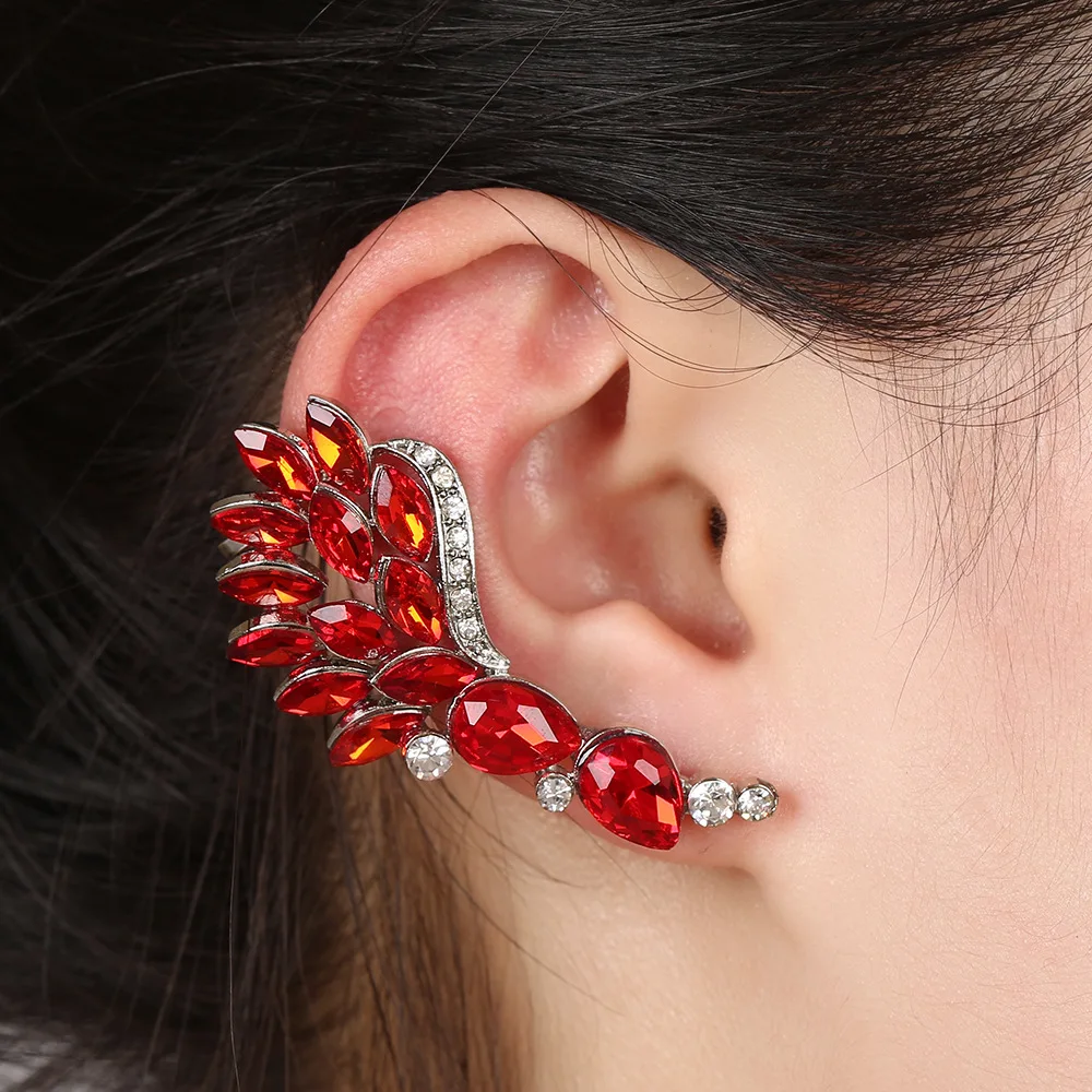 Fashion Environmental Alloy High-grade Zrcon Ear Clip Red Earrings Diamond Clip-on Earrings Jewelry Wholesale, Red, white, green
Fashion Environmental Alloy High-grade Zrcon Ear Clip Red Earrings Diamond Clip-on Earrings Jewelry Wholesale, Red, white, green