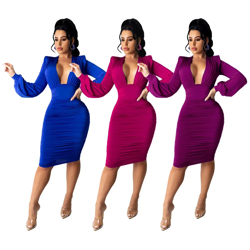 elegant bodycon office women dresses for office work 2022 fall winter ruffle long sleeve casual office dresses women formal work, Purple/rose red/blue office women dresses
elegant bodycon office women dresses for office work 2022 fall winter ruffle long sleeve casual office dresses women formal work, Purple/rose red/blue office women dresses