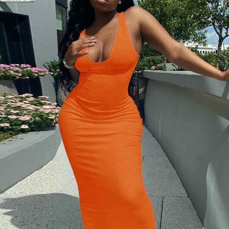 Sexy Dress Spring 2021 New fashion sexy U collar sleeveless slim temperament dress 2021 summer hot sale
Sexy Dress Spring 2021 New fashion sexy U collar sleeveless slim temperament dress 2021 summer hot sale