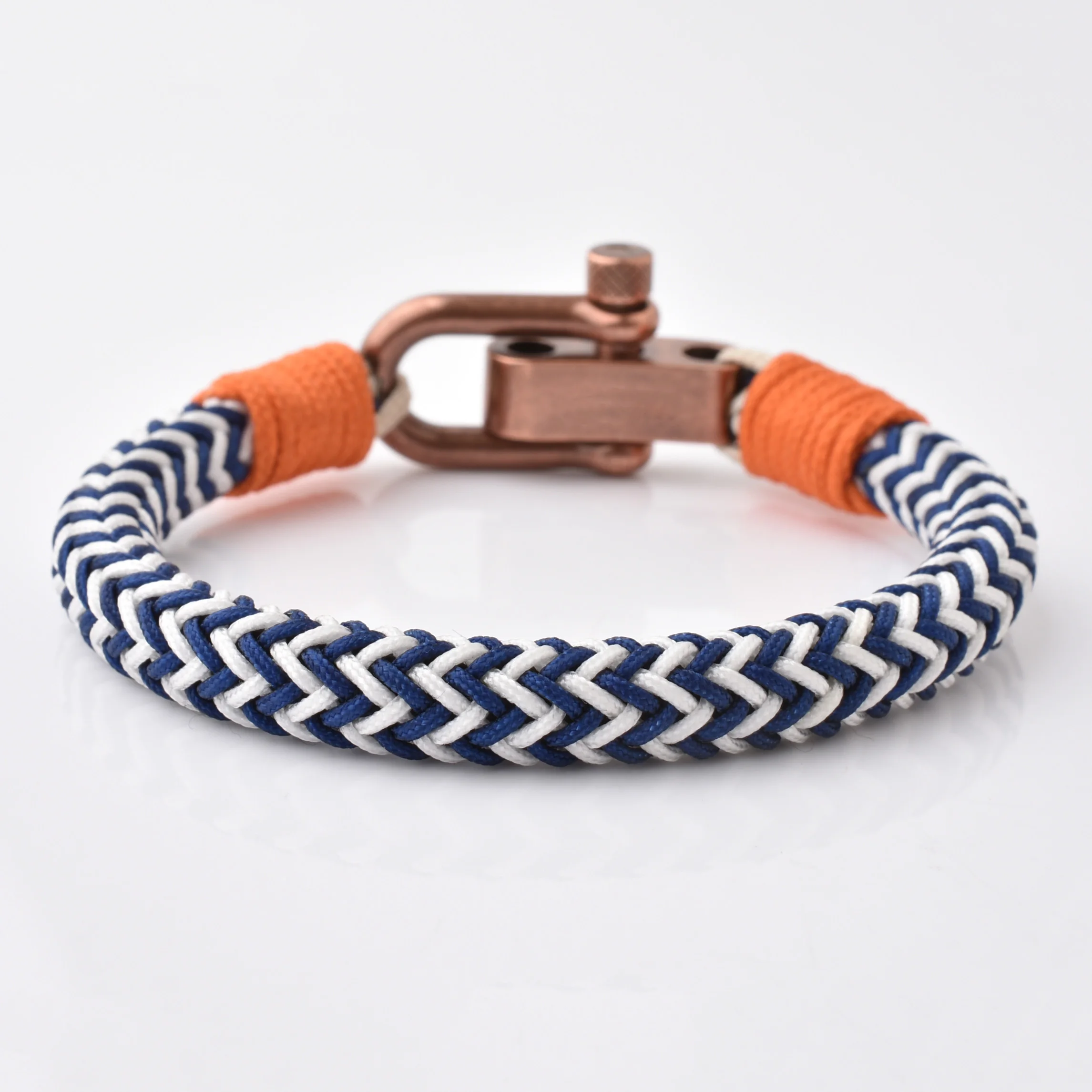 Fashion Cool Man Stainless Steel Copper Color Screw U Shackle Nylon Rope Men Bracelets
Fashion Cool Man Stainless Steel Copper Color Screw U Shackle Nylon Rope Men Bracelets