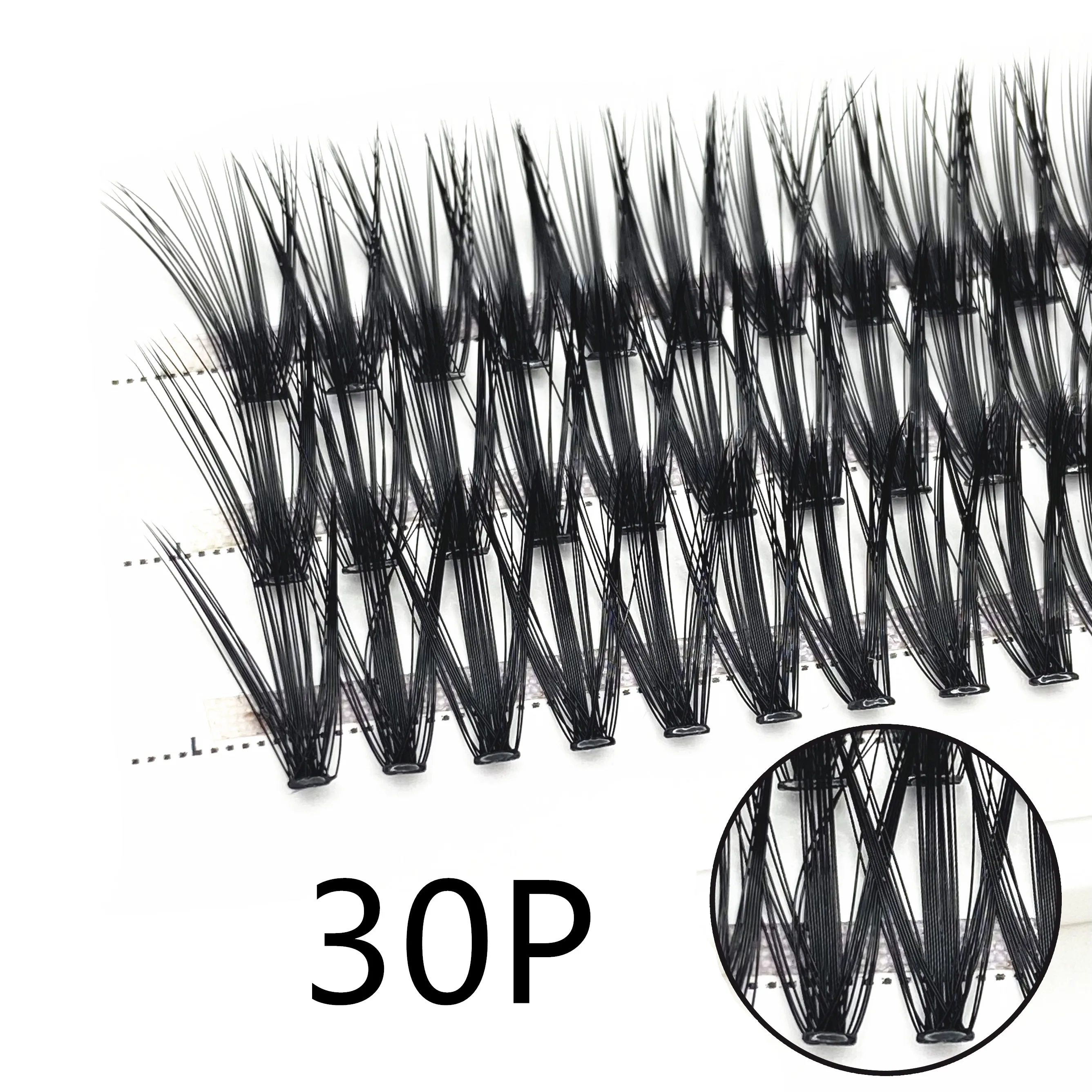 30 P Natural Eyelash Eye 0.07 MM lash cluster fan Eyelashes Handmade grafting false 12 rows 3 root, Natural black
30 P Natural Eyelash Eye 0.07 MM lash cluster fan Eyelashes Handmade grafting false 12 rows 3 root, Natural black