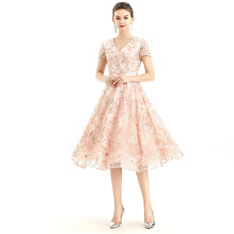D062-6 evening dresses Summer luxury Elegant sequins flower embroidery formal prom gown dress women
D062-6 evening dresses Summer luxury Elegant sequins flower embroidery formal prom gown dress women
