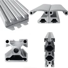 aluminum slatwall extrusion channel structure t shaped profile aluminium profi