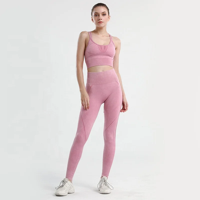 

2021 new ebay amazon hot selling high waist quick dry premium yoga wear sportwear gym yoga fitness suit set, Refer to pictures