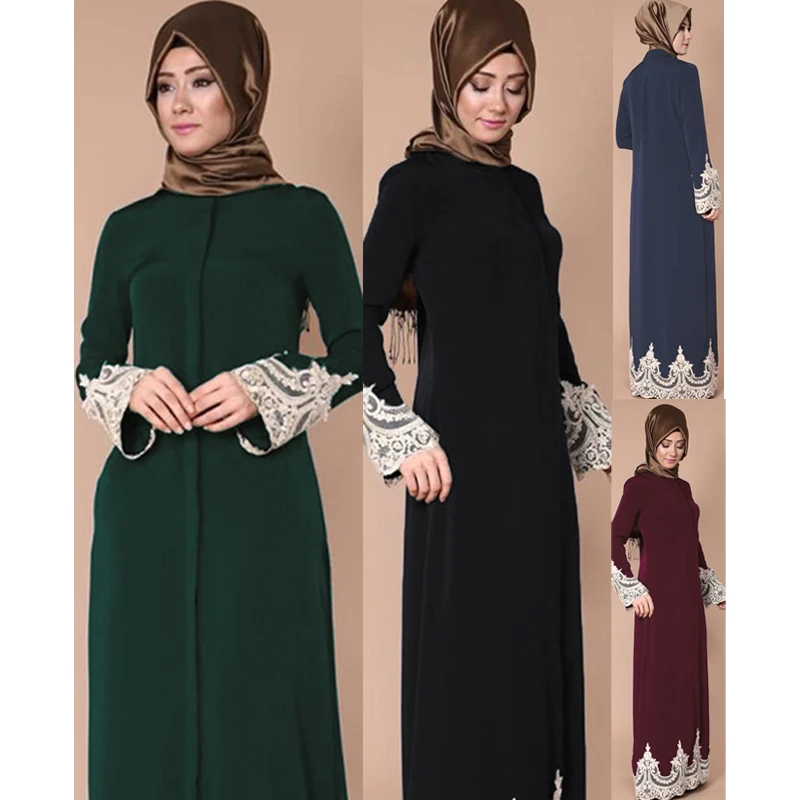 Free shipping Summer New Black Women Floral Embroidered Turtleneck Neck Abaya dresses women muslim long abaya
Free shipping Summer New Black Women Floral Embroidered Turtleneck Neck Abaya dresses women muslim long abaya