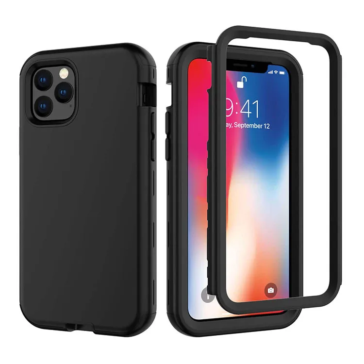 Rugged Phone Case For iPhone 11 11 Pro Max Case 3 in 1 Defender Anti-Shock Hybrid Hard Silicone Cover, Like the picture shown
Rugged Phone Case For iPhone 11 11 Pro Max Case 3 in 1 Defender Anti-Shock Hybrid Hard Silicone Cover, Like the picture shown