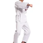 Martial Arts White Karate Uniform Medium Weight Gi Kids & Adult
