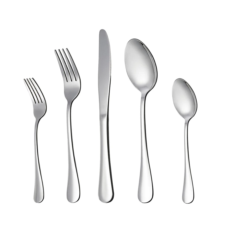 gold and silver flatware set