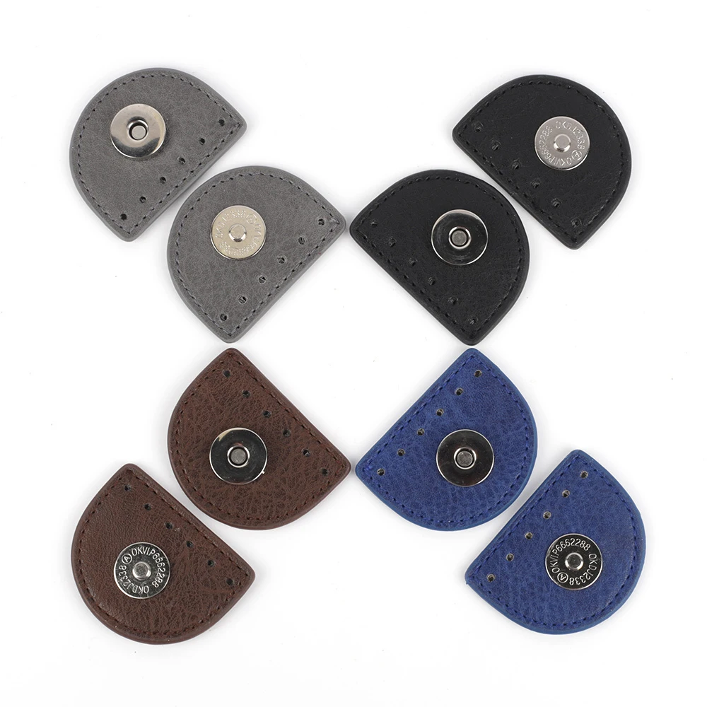 Handmade Magnetic Buckle PU Leather with Snap Buttons Patchwork Lock Accessories, Black,grey,coffee,blue
Handmade Magnetic Buckle PU Leather with Snap Buttons Patchwork Lock Accessories, Black,grey,coffee,blue