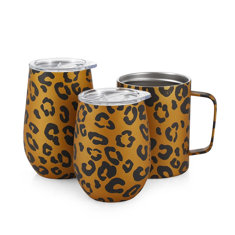 2021 Epoxy Leopard Print 12oz 16oz 20oz Stainless Steel Straight Cup Vacuum Mug Travel Tumbler With Straw Vacuum Flask Bottle, Customized leopard printing
2021 Epoxy Leopard Print 12oz 16oz 20oz Stainless Steel Straight Cup Vacuum Mug Travel Tumbler With Straw Vacuum Flask Bottle, Customized leopard printing