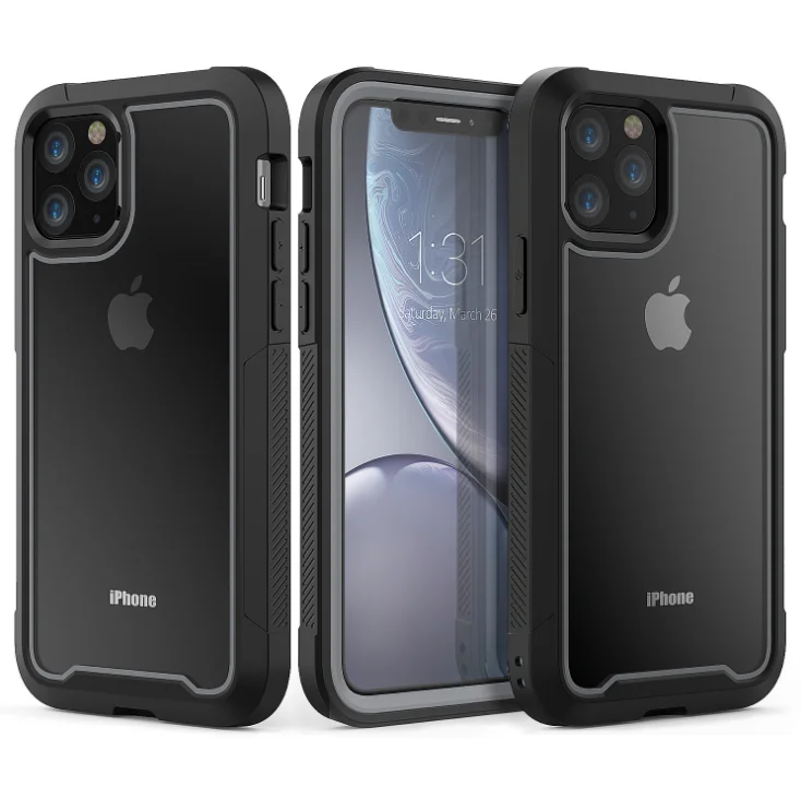 New Defender Phone Case Shockproof Phone Case Transparent 2 in 1 TPU Silicone Dual layer Mobile Phone Case for iPhone 11 Cover, Multi
New Defender Phone Case Shockproof Phone Case Transparent 2 in 1 TPU Silicone Dual layer Mobile Phone Case for iPhone 11 Cover, Multi