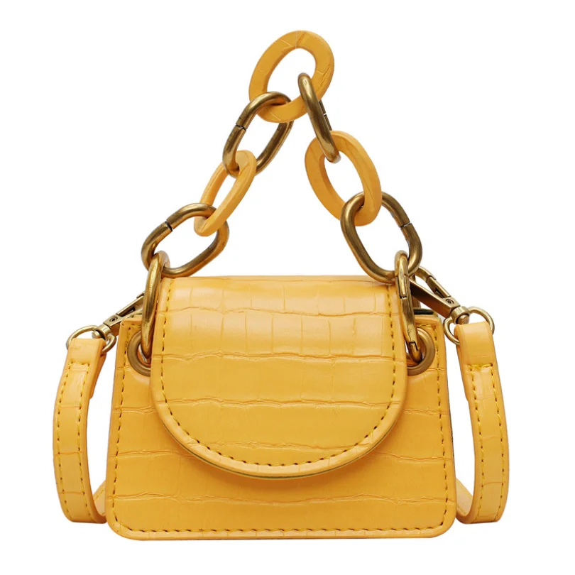 Designer Acrylic Chain Handbags Luxury Pu Leather Female single shoulder bag mini messenger Crossbody Bag, As pics
Designer Acrylic Chain Handbags Luxury Pu Leather Female single shoulder bag mini messenger Crossbody Bag, As pics