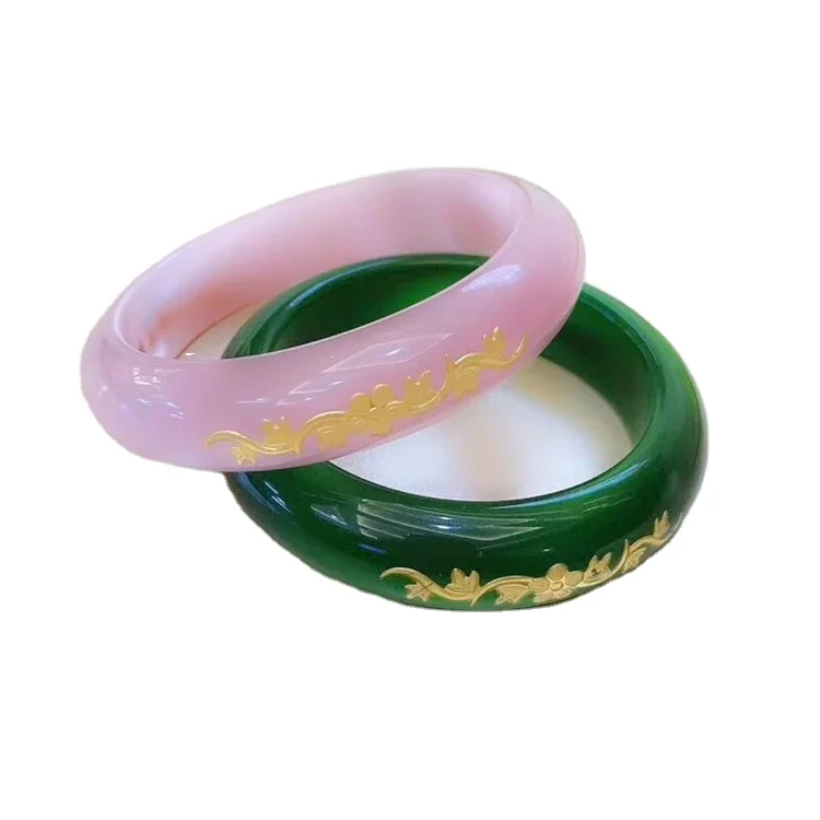 Certified Natural Chalcedony Ladies Bracelet Opal Inlaid Gold Flowers Blooming Wealthy White Jade Bracelets Gifts
Certified Natural Chalcedony Ladies Bracelet Opal Inlaid Gold Flowers Blooming Wealthy White Jade Bracelets Gifts