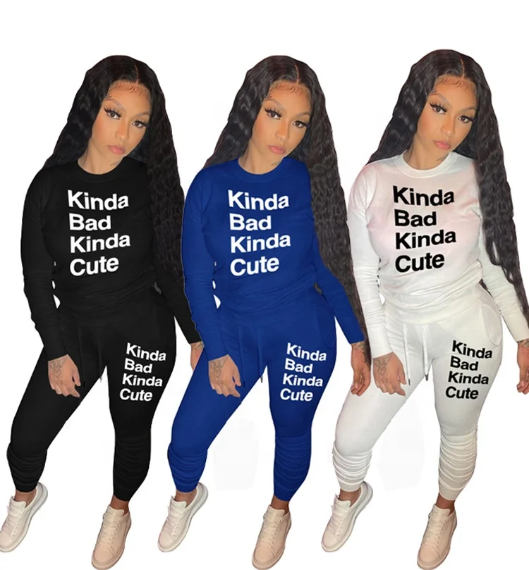 MT242-0017 Wholesale ladies casual fashion printed long-sleeved T-shirt and trousers 2-piece set women clothing
MT242-0017 Wholesale ladies casual fashion printed long-sleeved T-shirt and trousers 2-piece set women clothing