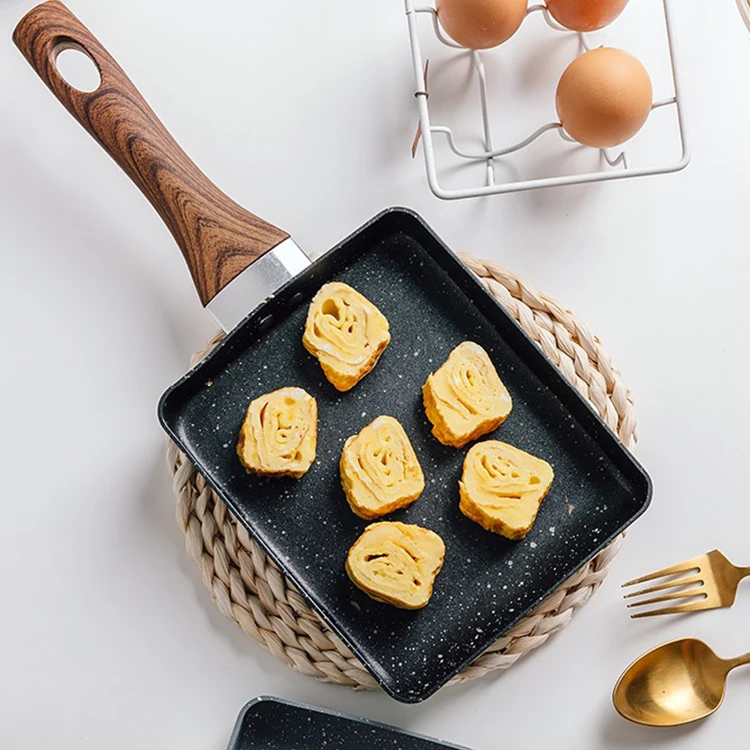 Japanese Aluminum Omelette Tamagoyaki Pan Fry Tamagoyaki Omelette Egg Pan Non-Stick Tamagoyaki Omelette Pan 
Japanese Aluminum Omelette Tamagoyaki Pan Fry Tamagoyaki Omelette Egg Pan Non-Stick Tamagoyaki Omelette Pan