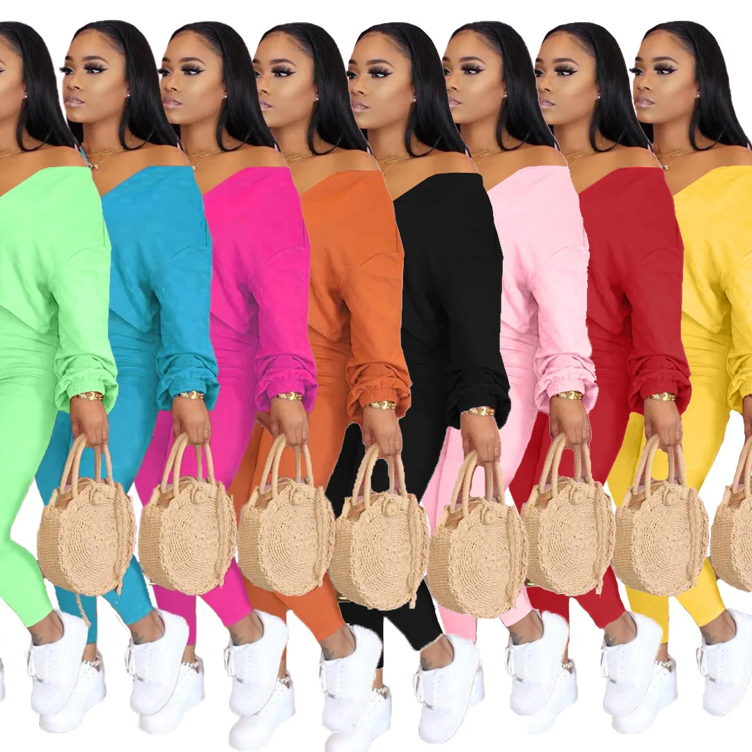 Fall 2021 Fashion Trendy Sets Womens Clothing Solid Crop Top Two Piece Set Clothes Long Sleeve 2 Piece Pants Set
Fall 2021 Fashion Trendy Sets Womens Clothing Solid Crop Top Two Piece Set Clothes Long Sleeve 2 Piece Pants Set