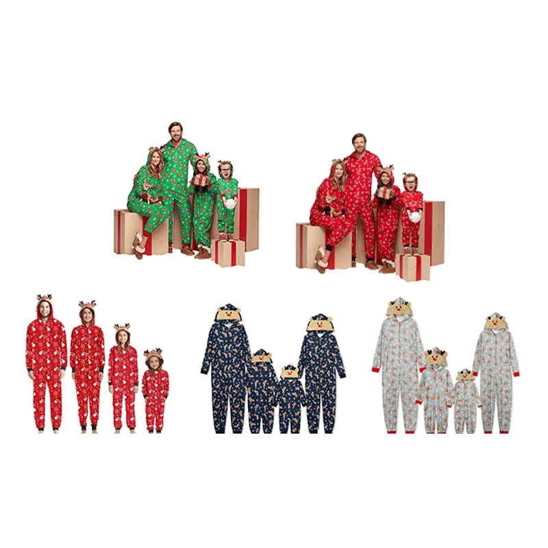 Family Pajamas Jumpsuit Matching Sets Christmas Reindeer One Piece Sleepwear Onesie For Kids And Adults
Family Pajamas Jumpsuit Matching Sets Christmas Reindeer One Piece Sleepwear Onesie For Kids And Adults