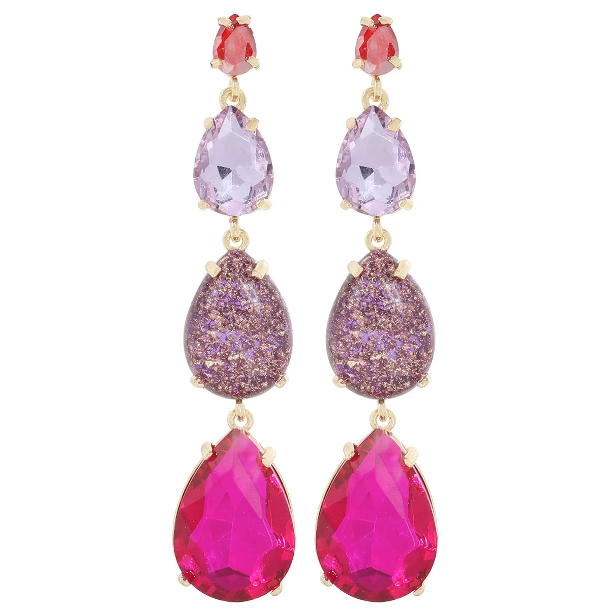 Fashion Jewelry Vintage Colorful Rhinestone Glass Stone Ladies Statement Water Drop Long Earrings Women
Fashion Jewelry Vintage Colorful Rhinestone Glass Stone Ladies Statement Water Drop Long Earrings Women
