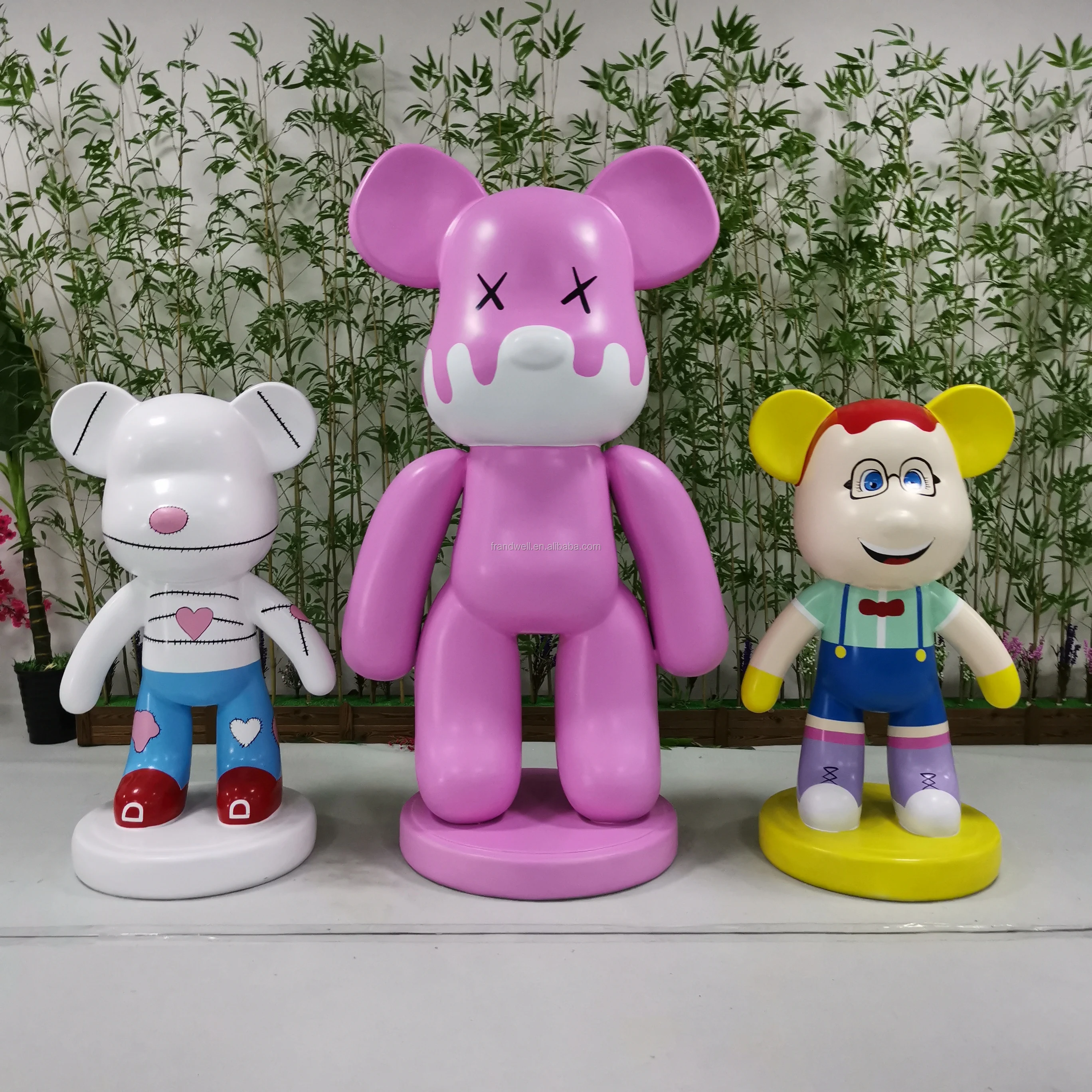 indoor home entrance decoration resin bear doll sculptures bea