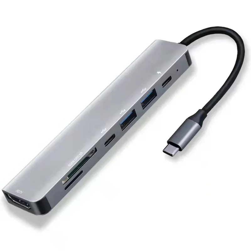 Latest 4k Type C USB3.1 to HDMI+3USB3.0 + SD/TF hub for desktop or notebook PC Multifunction usb c Hub
Latest 4k Type C USB3.1 to HDMI+3USB3.0 + SD/TF hub for desktop or notebook PC Multifunction usb c Hub