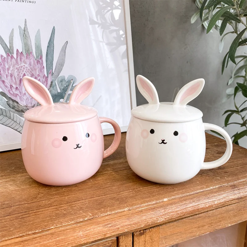UCHOME Cute Rabbit Ceramic Mug With Bow Lid And Bow Spoon For Teenage Girl, White,pink
UCHOME Cute Rabbit Ceramic Mug With Bow Lid And Bow Spoon For Teenage Girl, White,pink