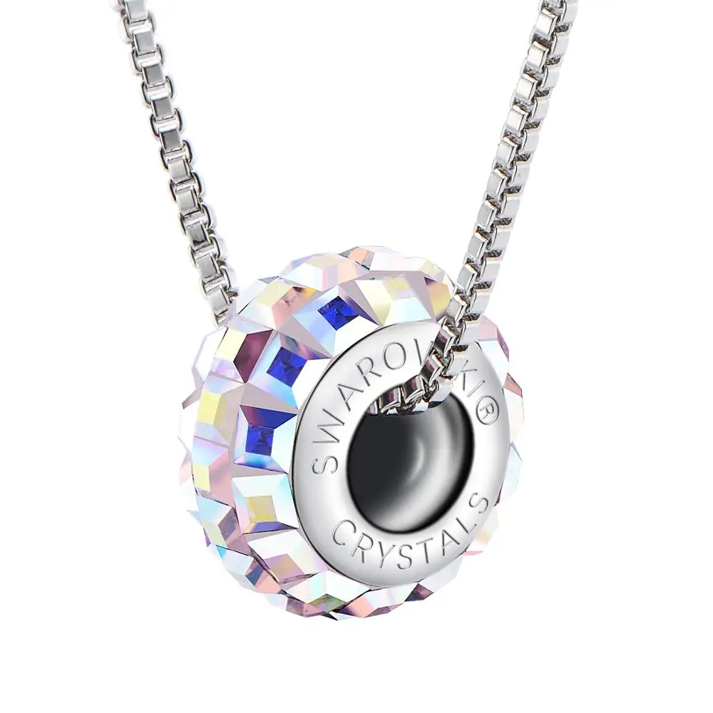 Изменение цвета Sunshine женщины ожерелье, кристаллы Swarovski ювелирные изделия, с цепочкой расширения