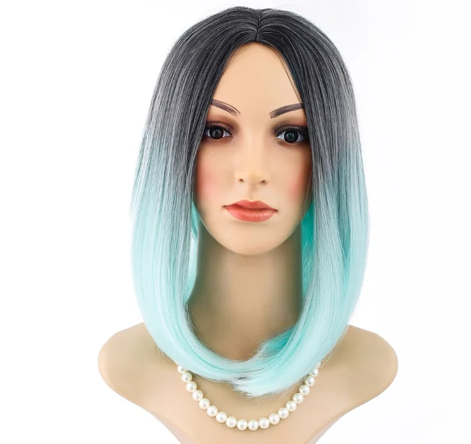 Short Style Grey Hair Wig Straight Inclined Bangs Bobo Style Wig Synthetic Hair Wig, Accept customer color chart
Short Style Grey Hair Wig Straight Inclined Bangs Bobo Style Wig Synthetic Hair Wig, Accept customer color chart