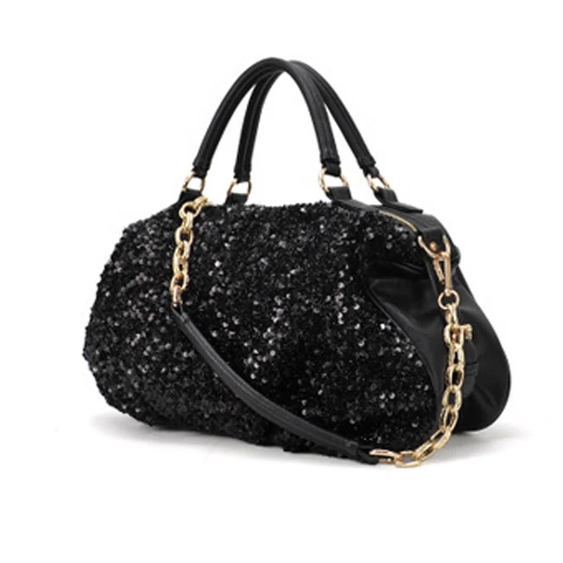 Exquisite Blinking Charming Crossbody Bag Glitter Sequin Lady Shopper Shoulder Bag Pu Tote Bag Wholesale Women Handbag, Black
Exquisite Blinking Charming Crossbody Bag Glitter Sequin Lady Shopper Shoulder Bag Pu Tote Bag Wholesale Women Handbag, Black