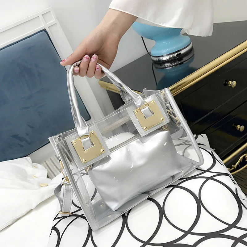 Transparent sac a main shoulder woman purse ladies big handbags for women designers women hand bags luxury ladies bag, 5 colors
Transparent sac a main shoulder woman purse ladies big handbags for women designers women hand bags luxury ladies bag, 5 colors