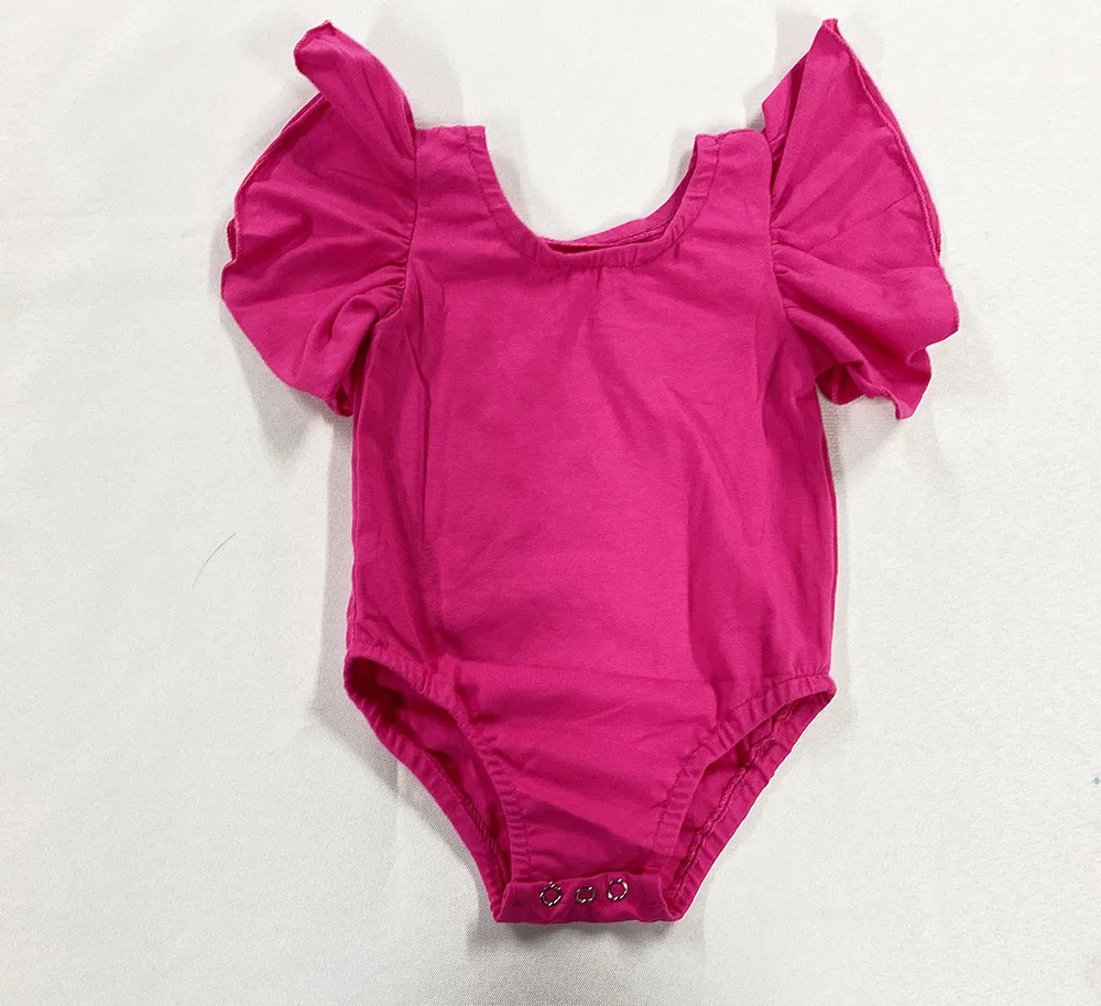 RTS RAREWE Ruffled Solid Color Girls Baby Rompers flutter sleeve leotards with Snaps, Ruffle Leos, #1,#2,#3,#4,#5
RTS RAREWE Ruffled Solid Color Girls Baby Rompers flutter sleeve leotards with Snaps, Ruffle Leos, #1,#2,#3,#4,#5