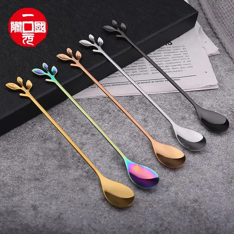 New Creative Stainless Steel Gold Tea Clip Gold Plated Stirring Leaf Long Handle Wedding Coffee Spoon, Pink/light blue/blue
New Creative Stainless Steel Gold Tea Clip Gold Plated Stirring Leaf Long Handle Wedding Coffee Spoon, Pink/light blue/blue