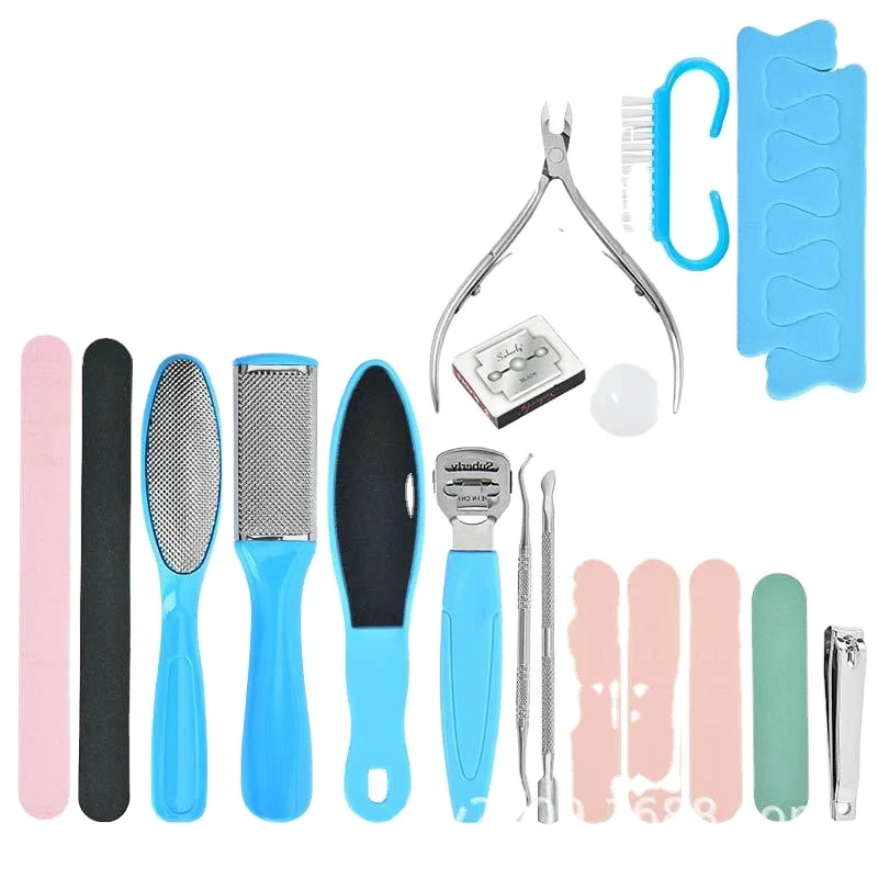 18 in 1 Professional Pedicure Tools Exfoliating Prevent Dead Skin Manicure Set Foot Skin Care Tools with Extra Blades Gift
18 in 1 Professional Pedicure Tools Exfoliating Prevent Dead Skin Manicure Set Foot Skin Care Tools with Extra Blades Gift