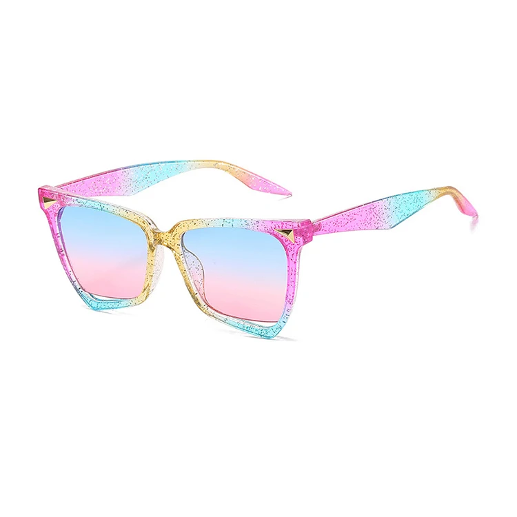 New colorful frame sunglasses Personality triangle sunglasses girl Jelly-colored sunglasses
New colorful frame sunglasses Personality triangle sunglasses girl Jelly-colored sunglasses