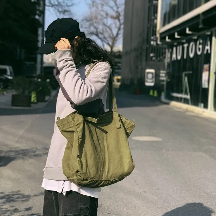 Factory custom design casual versatile washable one shoulder portable canvas shopping bag, Any color are available
Factory custom design casual versatile washable one shoulder portable canvas shopping bag, Any color are available